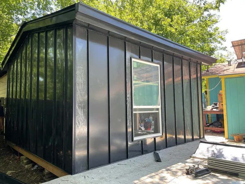 Black standing seam metal wall panels for Roof Inspection in Cedar City
